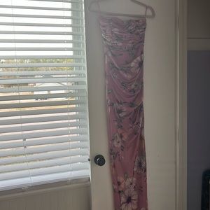 Purple and violet, summertime dress strapless